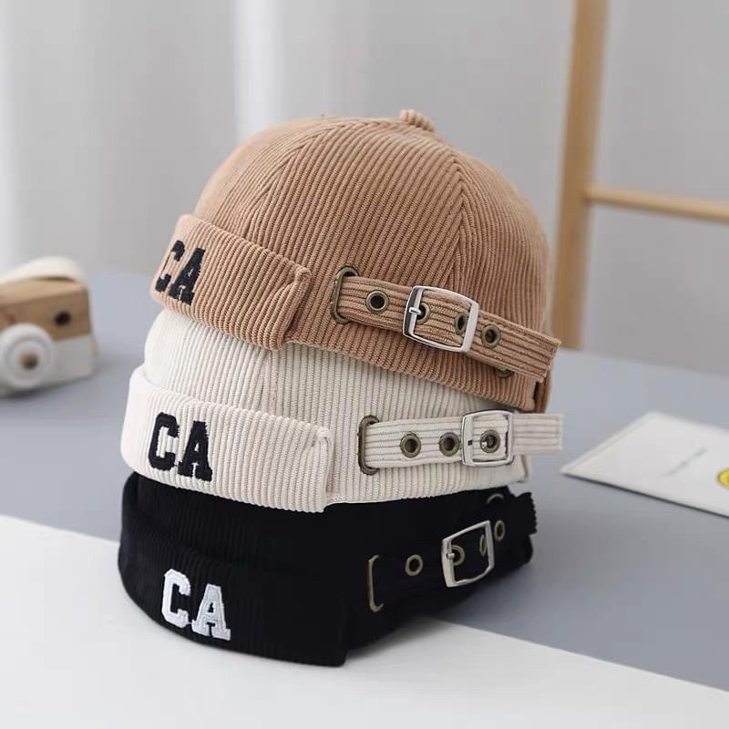 Mũ beanie tròn không vành phong cách CA, Nice cho bé 2-4 tuổi