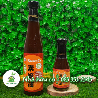 Dầu hào chay hữu cơ sauceco 155ml/420ml - nhà hữu cơ