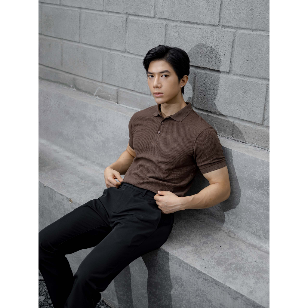 Áo Polo Nam Minisquare Plain, Chất Vải Cotton Tổ Ong Thoải Mái, PL0068, SOMEHOW