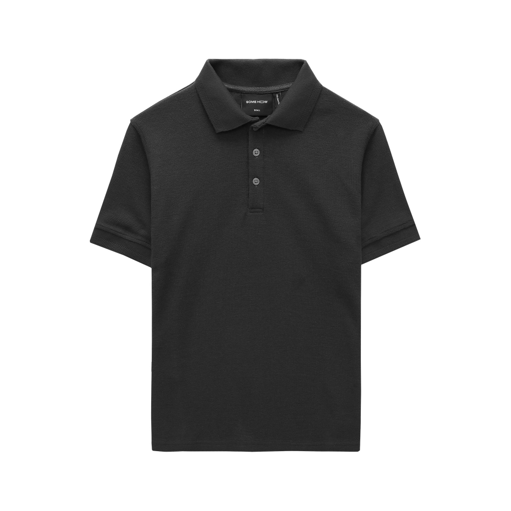 Áo Polo Nam Minisquare Plain, Chất Vải Cotton Tổ Ong Thoải Mái, PL0068, SOMEHOW