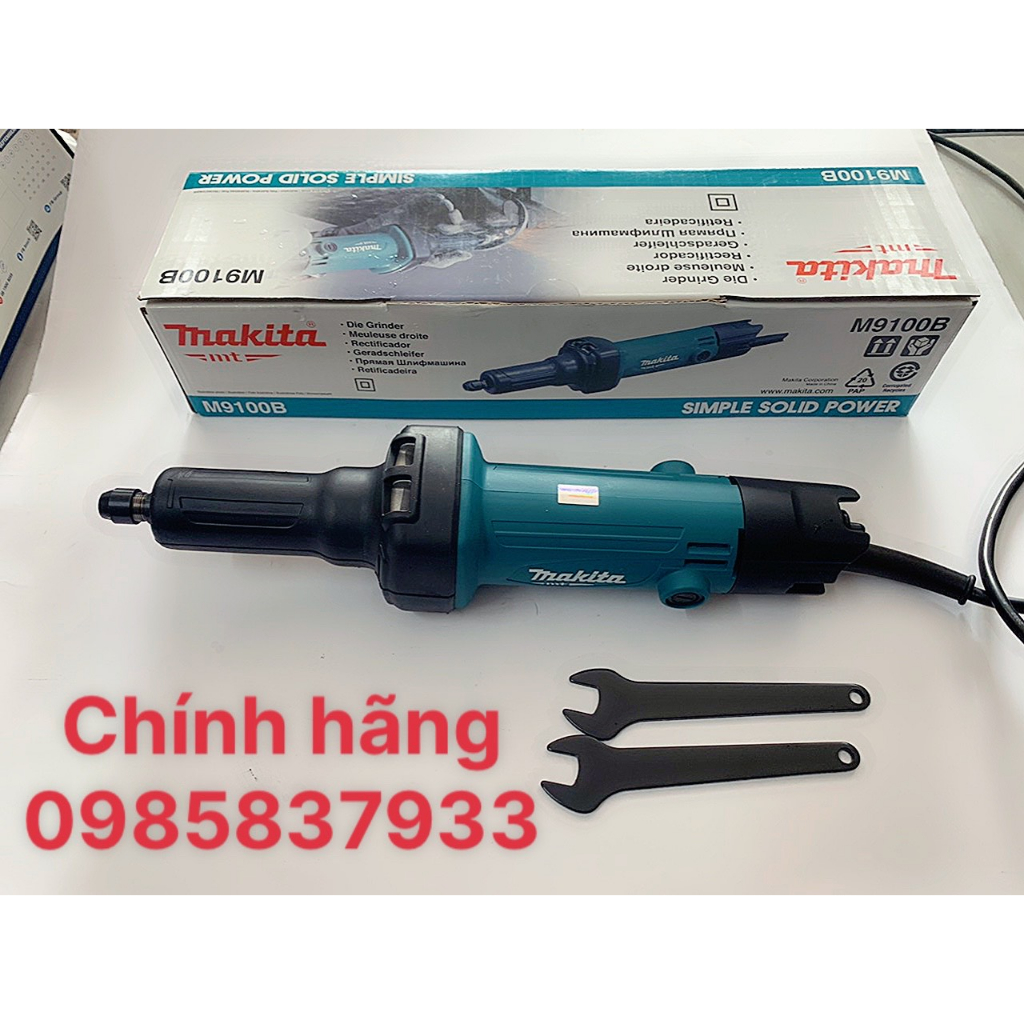 Máy mài thẳng M9100B chính hãng Makita tại Máy cầm tay NTT dùng mài cắt các vật liệu an toàn hiệu qu