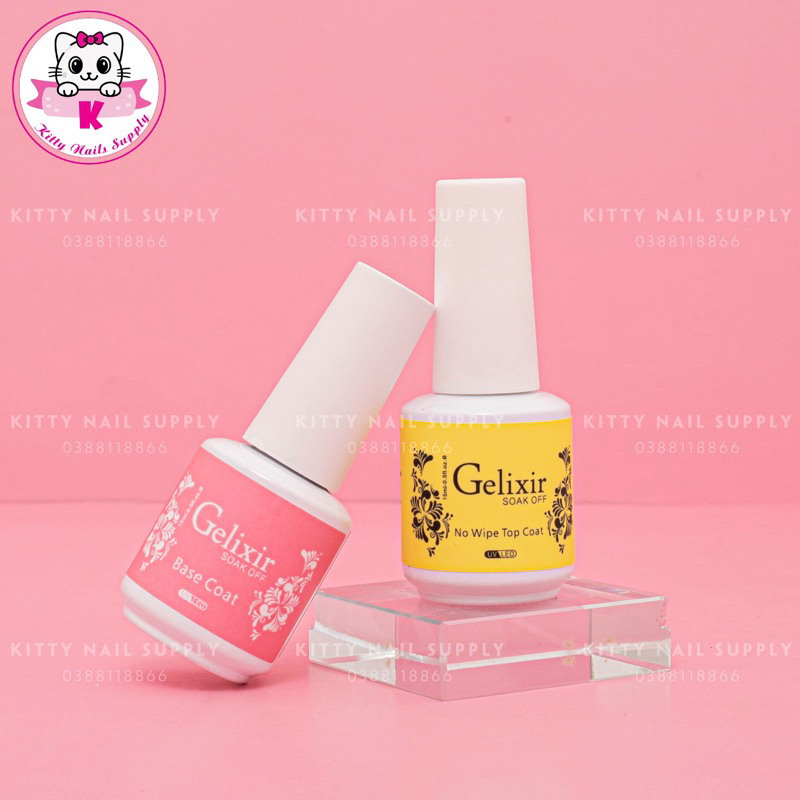 Base, Top Gelixir hàng Mỹ nhập khẩu chính hãng cao cấp - Kitty Nails Supply