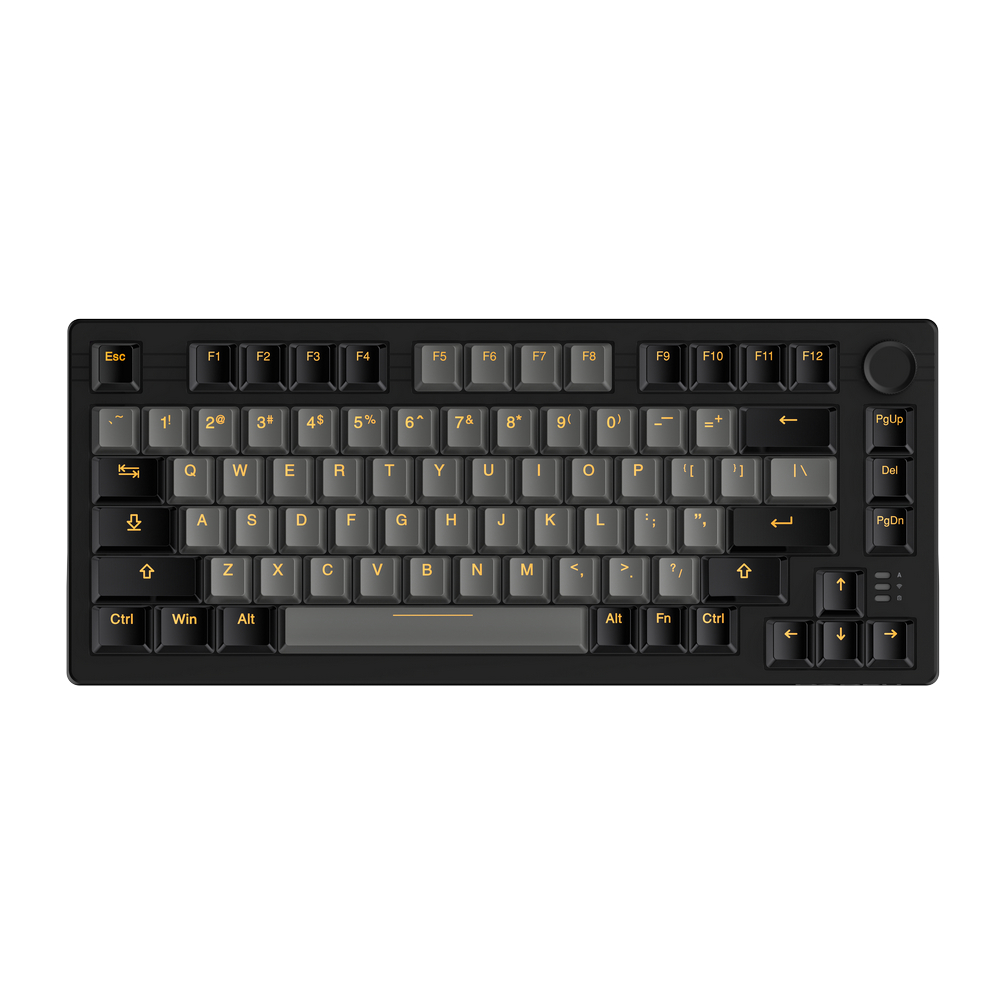 Bàn phím cơ DareU EK75 Pro Triple Mode Black Golden DareU Dream switch - Hàng Chính Hãng