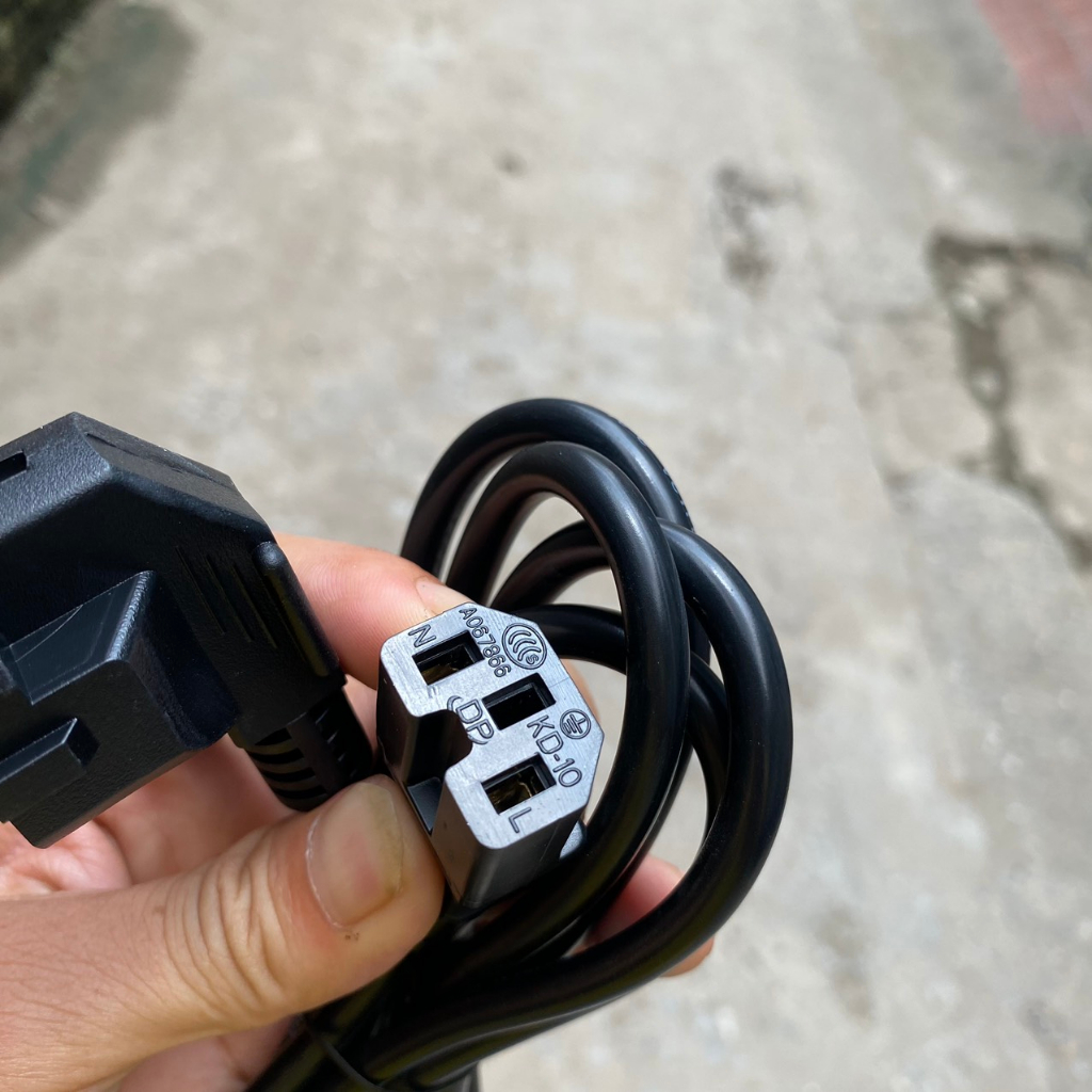 Dây nguồn máy tính PC - Dây Nồi cơm điện - Dây Máy in - Dây Ampli công suất cao, lõi dây đồng nguyên chất, dài 1,5m 2M,