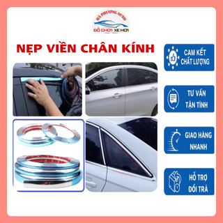Nẹp Viền Mạ Crom Trang Trí Viền Chân Kính Chống Trầy Xước [ 15 Mét]