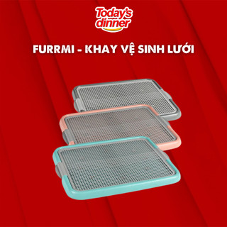 Khay vệ sinh lưới cho chó PURMI màu hồng, màu xanh, màu xám