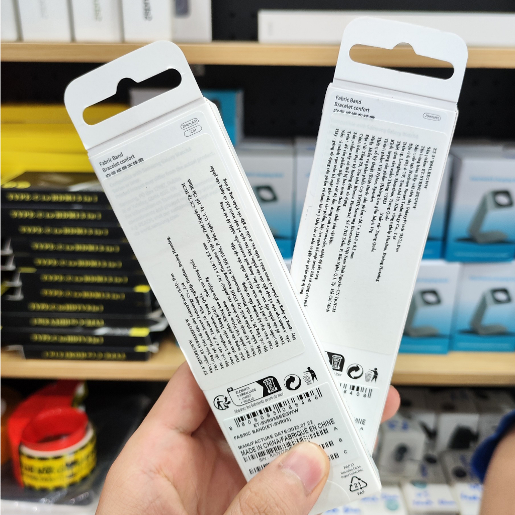 Dây đeo vải siêu nhẹ Galaxy Watch 6,Galaxy Watch 5,Galaxy Watch 4-Hàng chính hãng