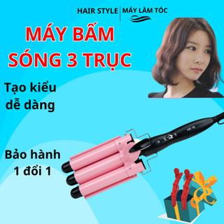Máy bấm sóng 3 trục tạo sóng nước hàn quốc chỉnh nhiệt cao cấp