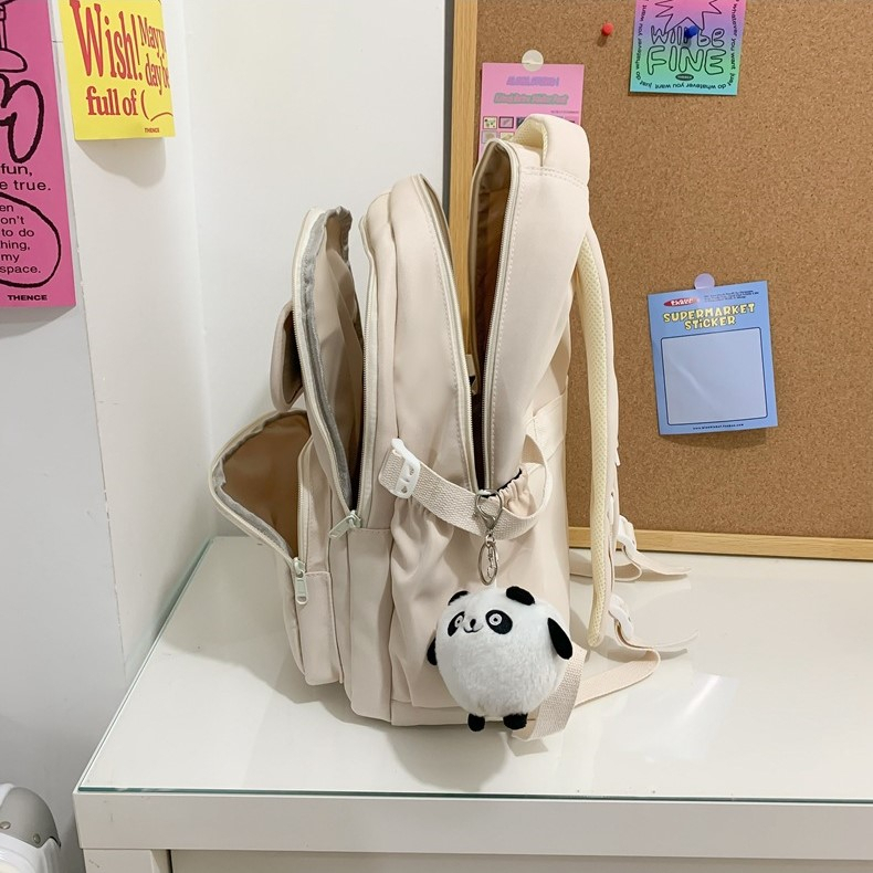 Balo nữ đi học nam nữ balo ulzzang basic đựng laptop 15.6 inch nhiều ngăn