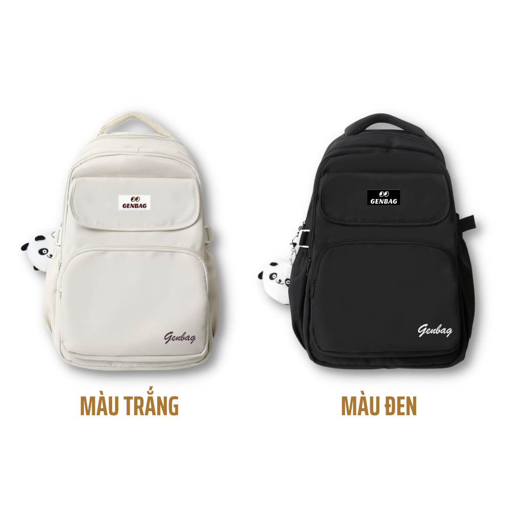 Balo nữ đi học nam nữ balo ulzzang basic đựng laptop 15.6 inch nhiều ngăn