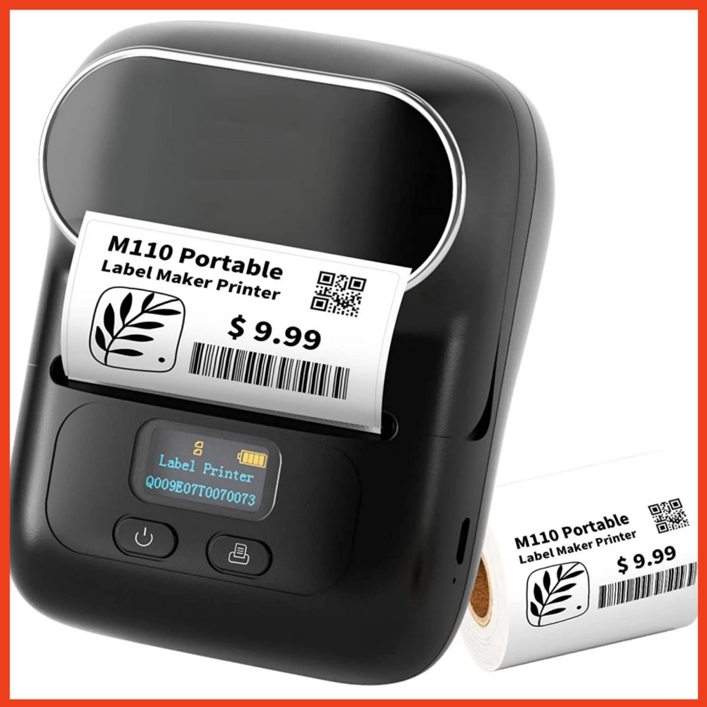 Máy In Nhãn Di Động M110, Bluetooth, In Qua App