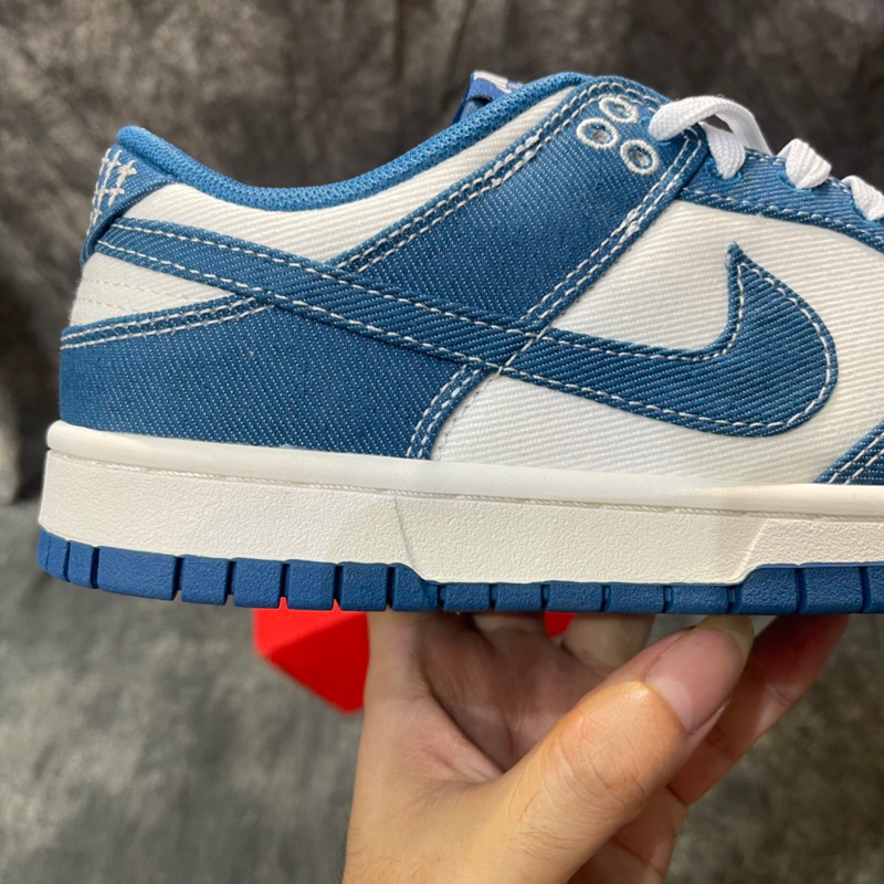 Giày Nike SB Dunk Sashiko Industrial Blue - sb Demin