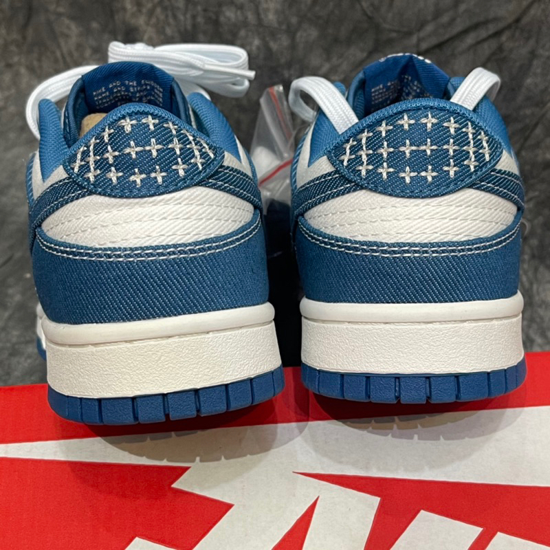 Giày Nike SB Dunk Sashiko Industrial Blue - sb Demin