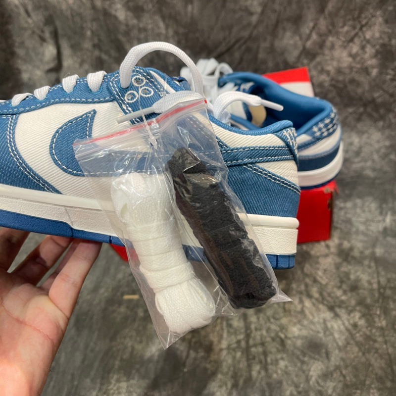 Giày Nike SB Dunk Sashiko Industrial Blue - sb Demin