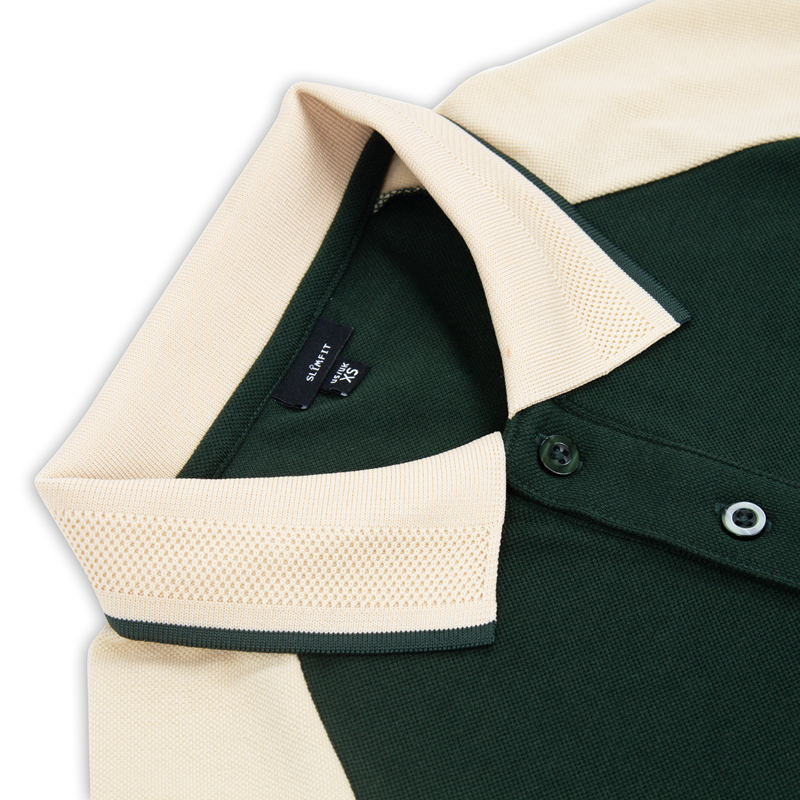 POLO BASICPLUS vải TC co giãn, bền màu, chất vải dày dặn A02-124