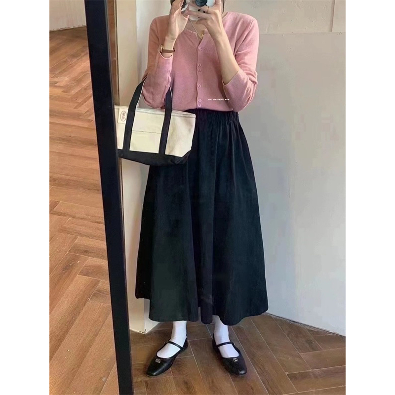 KAYY. Chân váy kaki dài _ cvdkc