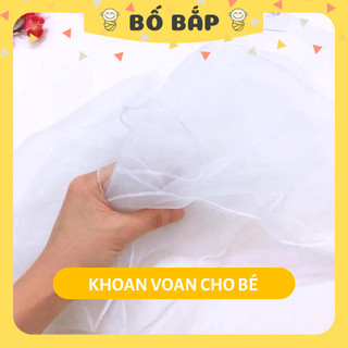 Khăn Voan Che Mặt Cho Bé Khi Ra Ngoài Kích Thước 65x75cm