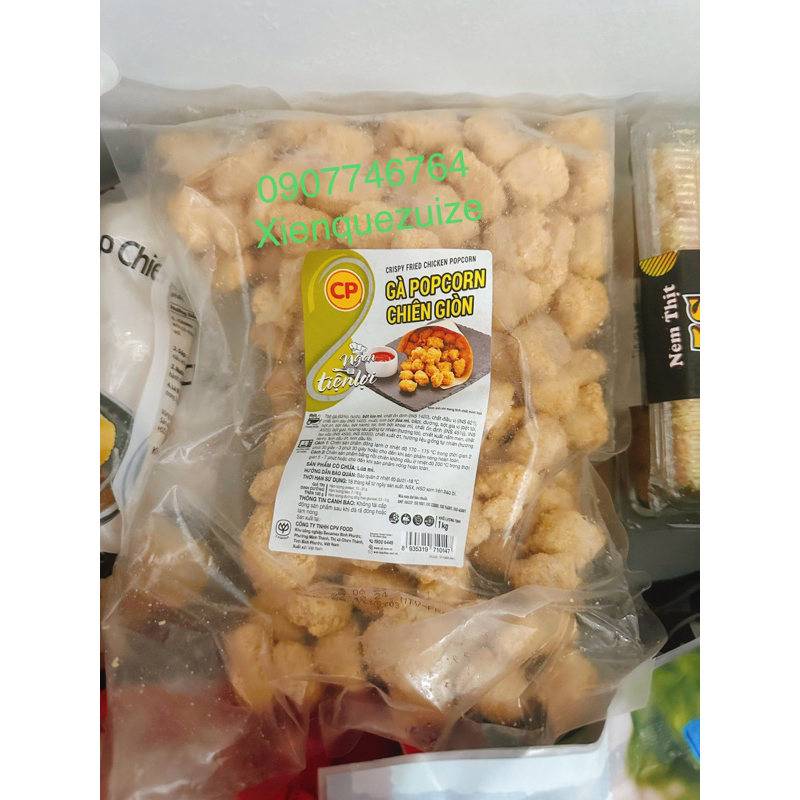 [Hoả tốc HCM] Gà viên popcorn CP túi 1kg