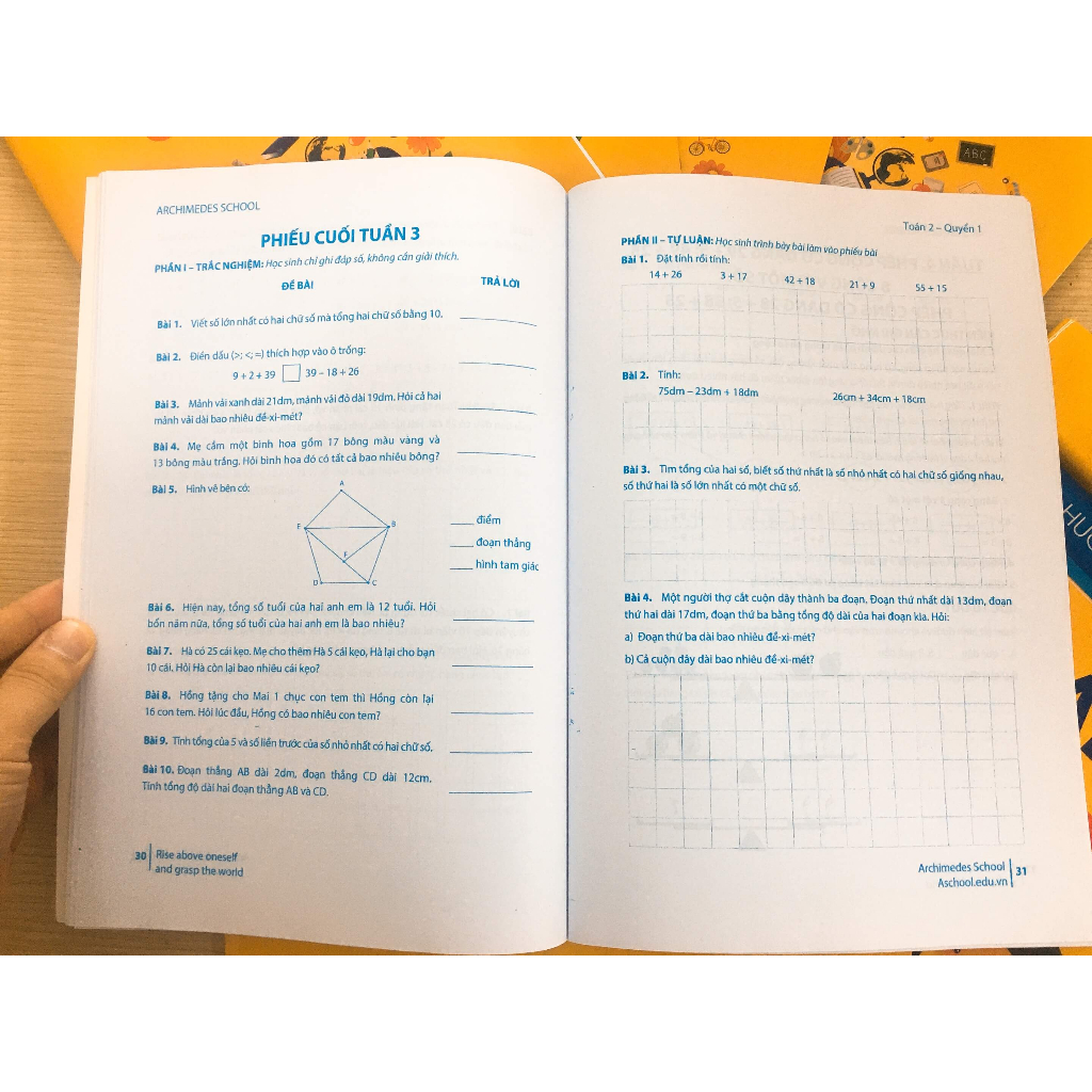 Archimedes Toán lớp 2