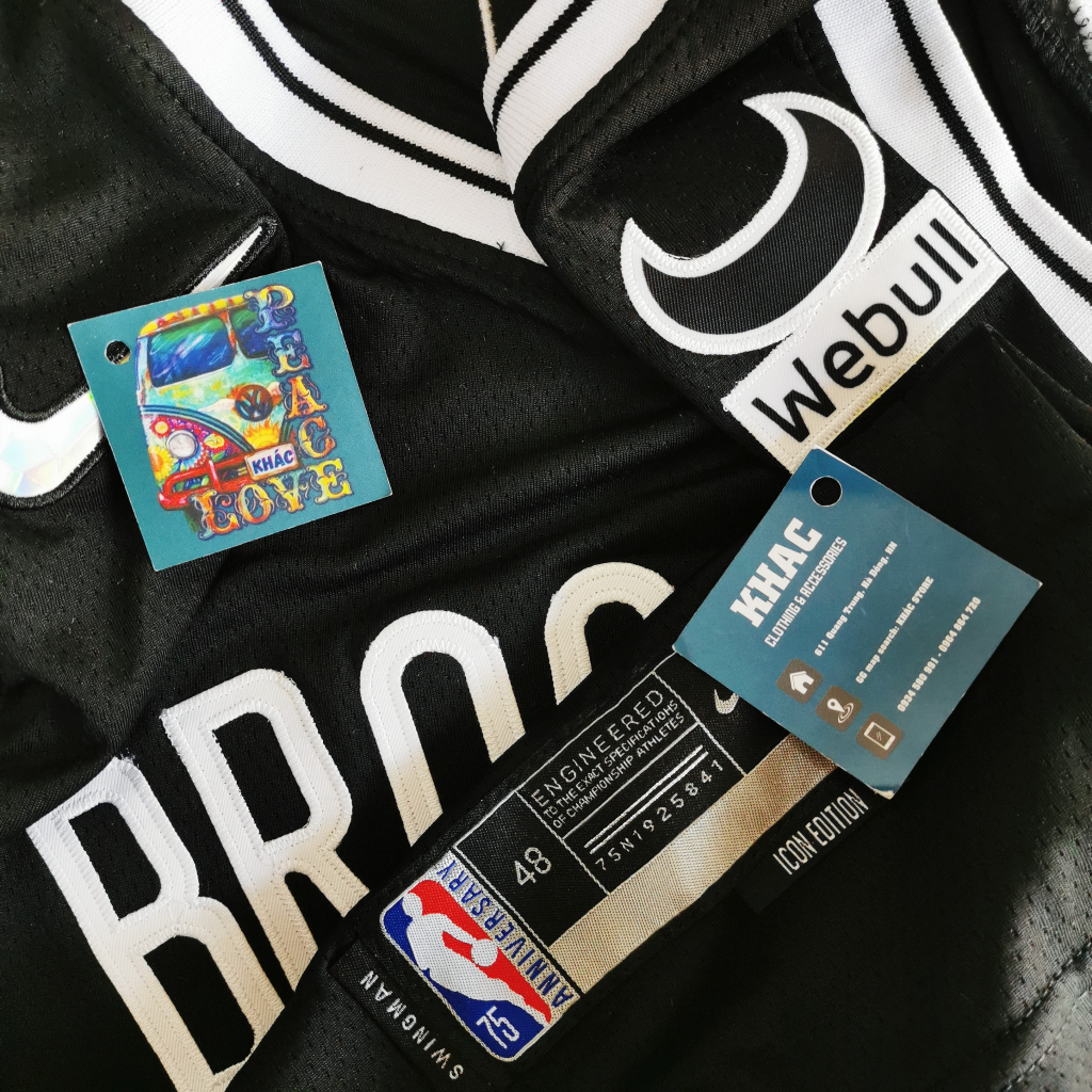 Áo bóng rổ Nba Jersey Brooklyn Nets tanktop nam nữ streetwear unisex oversize big size hiphop kpop gym hot boy girl