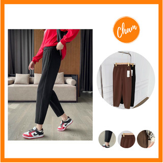 Quần Jogger nữ thể thao Cham chất nỉ Cạp Cao