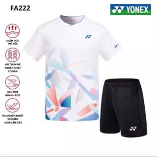 Áo cầu lông, quần cầu lông Yonex FA222 chuyên nghiệp mới nhất sử dụng tập luyện và thi đấu cầu lông FAVAHI SPORT