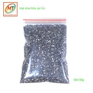 Hạt chia úc - gói 50g - hạt chia hữu cơ hàng chuẩn loại 1