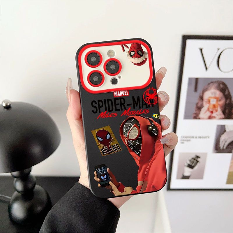 Ốp lưng iphone khung camera Spider Man 6/6s/7/8/8plus/x/xs/11/12/13/14/pro/max/plus/promax - SALE HOT U5-1