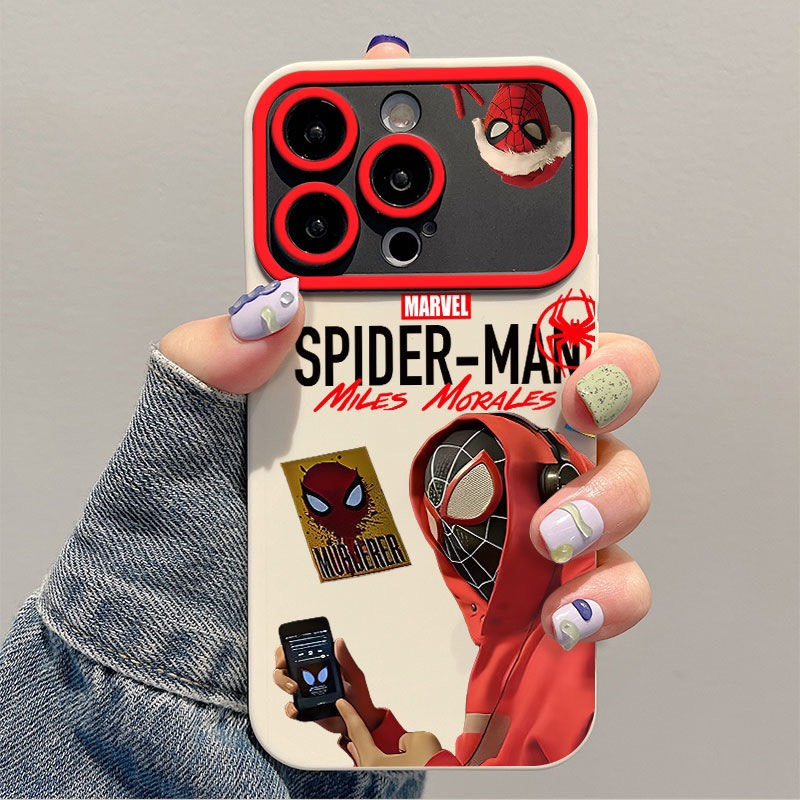 Ốp lưng iphone khung camera Spider Man 6/6s/7/8/8plus/x/xs/11/12/13/14/pro/max/plus/promax - SALE HOT U5-1