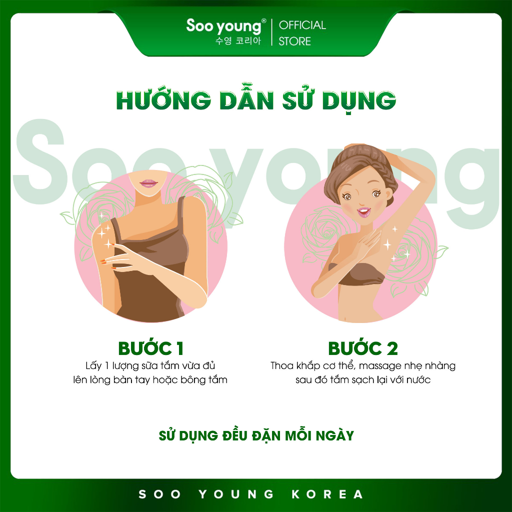 Sữa tắm hương nước hoa SooYoung màu tím 150ml