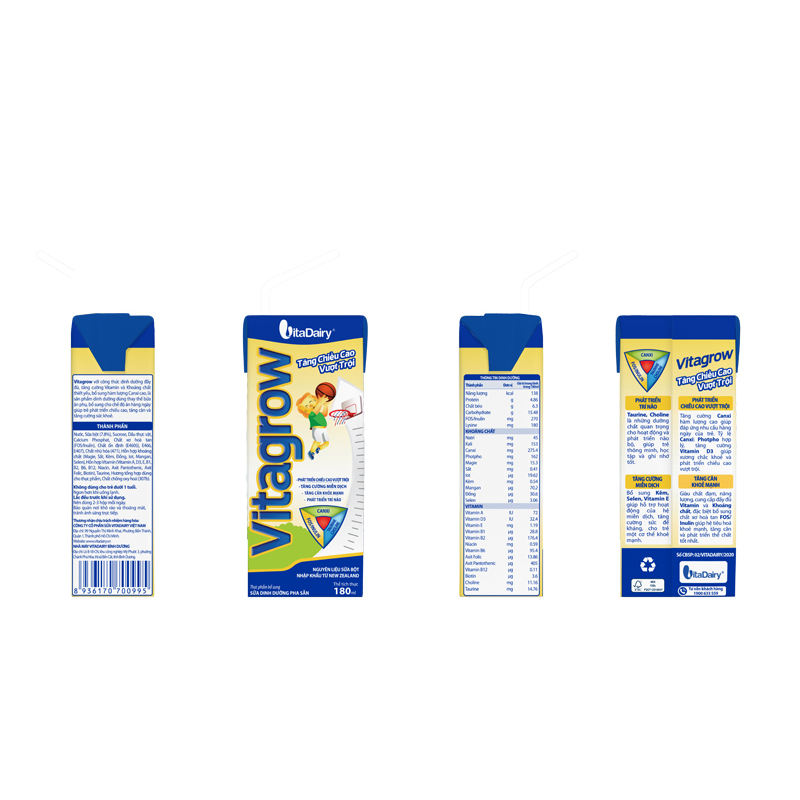 Sữa bột pha sẵn Vita Grow 180ml