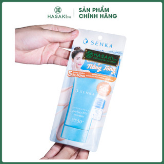 Tinh Chất Chống Nắng Senka Nâng Tông Sáng Mượt Da Dầu 50g Hasaki Sản Phẩm Chính Hãng