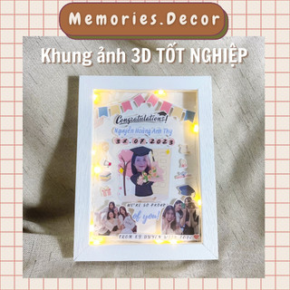 Khung ảnh 3D Tốt Nghiệp, Khung ảnh DIY Handmade, Làm quà tặng bạn bè, gia đình.