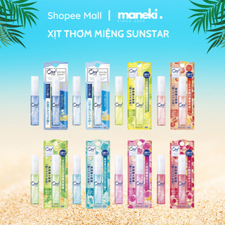  Xịt thơm miệng Sunstar Ora2 6ml mát lạnh cho hơi thở thơm mát nội địa Nhật Bản - Maneki 