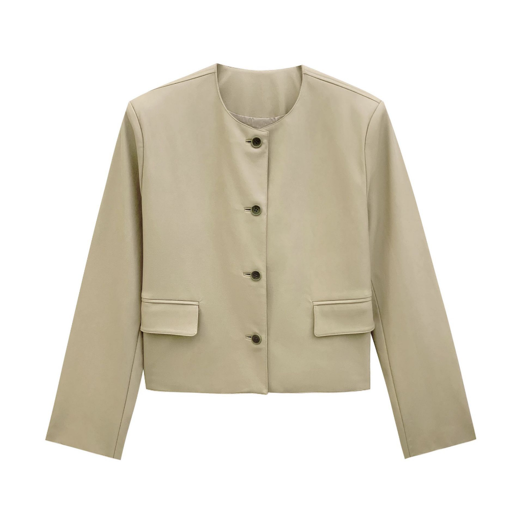 Áo khoác da nữ VIZAKEY cao cấp, phong cách hàn quốc, form body | BigBuy360 - bigbuy360.vn