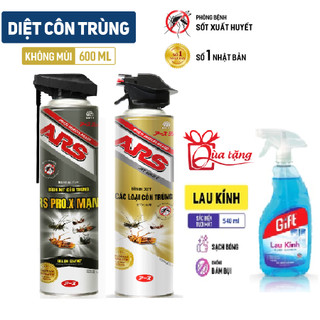 Bình xịt côn trùng ars pro.x mạnh 500ml/ xịt côn trùng ars jet gold không mùi - 600ml