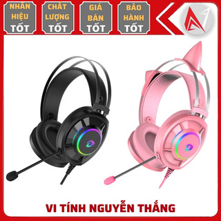 Tai nghe Dareu EH469 RGB giả lập 7.1 (Black / Pink)