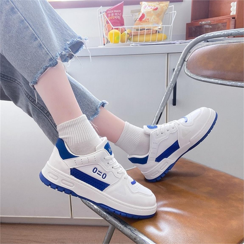 Giày Thể Thao Nữ MWC 0726 - Giày Thể Thao Nữ Đế Cao 5CM Phối Màu Siêu Cute Êm Chân Hot Trend