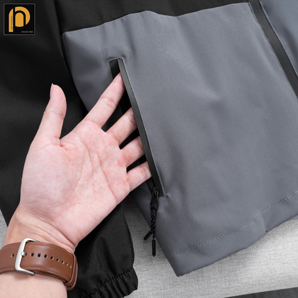 Áo Khoác Gió Nam Lót Lưới thu đông phối màu chất gió tráng bạc siêu đẹp