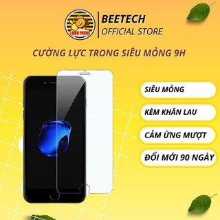 Cường lực iP siêu mỏng, kính bảo vệ màn hình tặng kèm khăn lau - Beetech