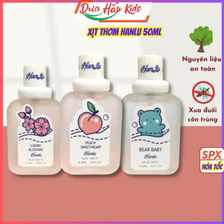Xịt thơm quần áo trẻ em, nước hoa bear baby 50ml