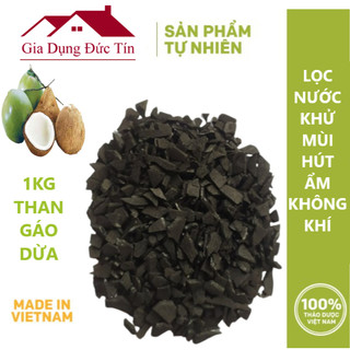 Than GÁO DỪA, than lọc nước, lọc khí.(4mm - 8mm) (1kg )