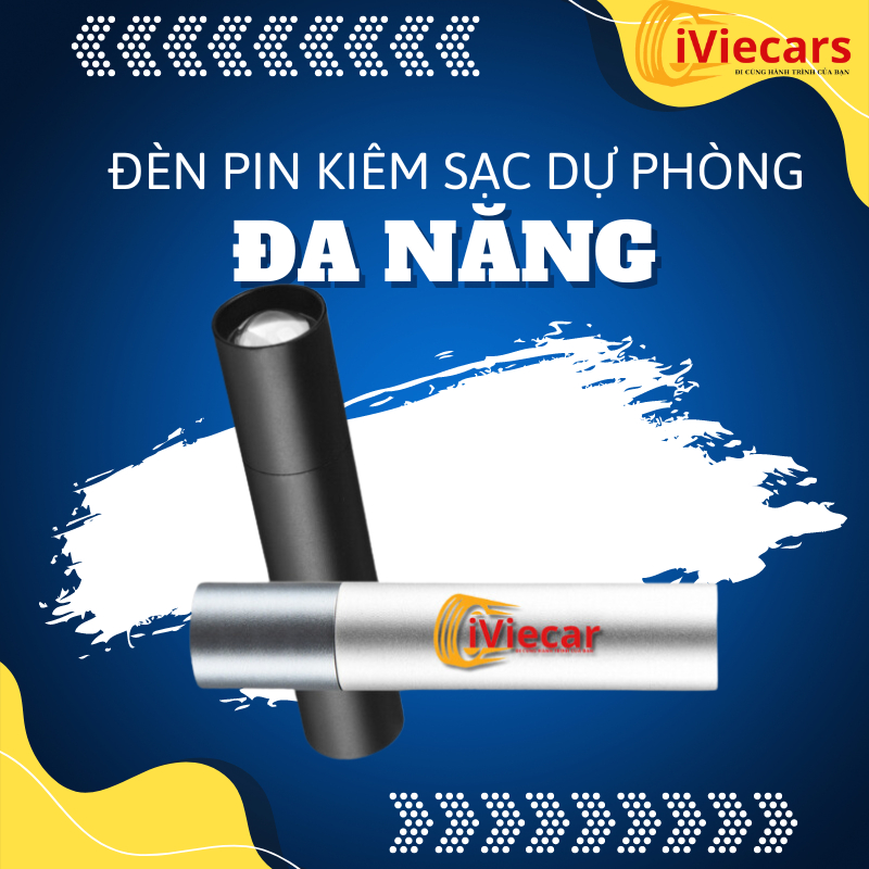 Đèn Pin Kiêm Sạc Dự Phòng Thọ Thư, Đèn Pin Cứu Hộ Khắc Cá Nhân Hóa