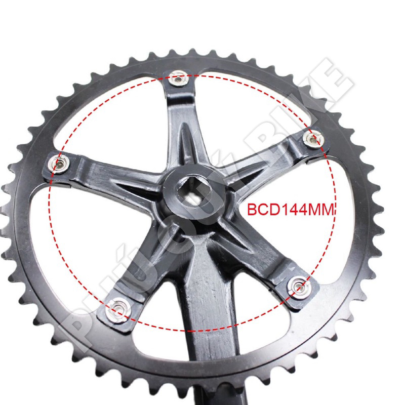 Đùi Dĩa Su COPY 49T-144BCD Đen - Bạc