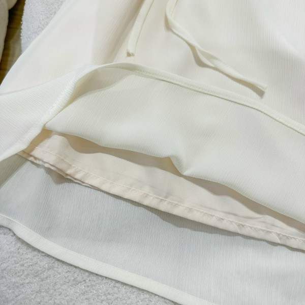 Đầm voan nhún 34DA008 34 Bigsize thời trang nữ đầm voan tiểu thư, thắt eo phối dây dễ thương từ 50kg đến 75kg