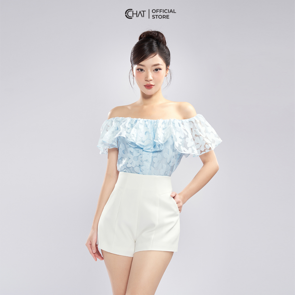 Quần Đùi Nữ 𝐂𝐂𝐇𝐀𝐓 Cạp Liền Kiểu Dáng A Chất Tuytsi Cao Cấp Mềm Mịn 12ONS2012AT