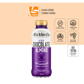 Sữa sô cô la hạnh nhân bickford's| chai 500ml- nhập khẩu úc!