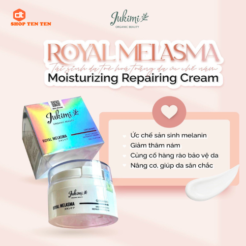 Kem Dưỡng Ức Chế Nám Jukimi Organic Beauty Royal Melasma Nhật Bản 25g