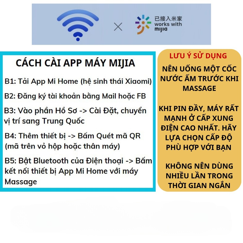 Máy Massage Cổ Vai Gáy 8D Điều khiển qua App điện thoại Xung điện Chuyên sâu hiệu quả Bảo hành 5 năm