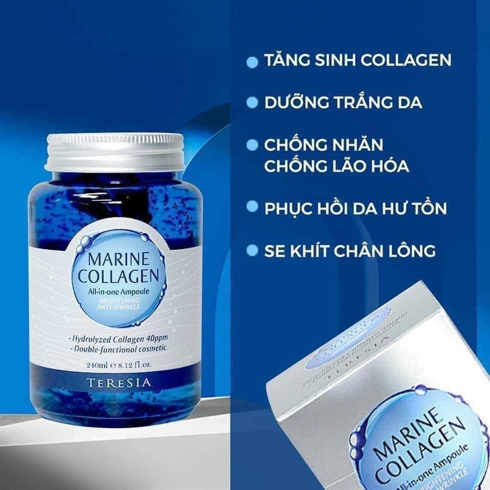 Serum collagen tươi Marine dạng serum đặc – giúp da căng mịn, trắng da, căng bóng, trẻ hóa da. 230ml.
